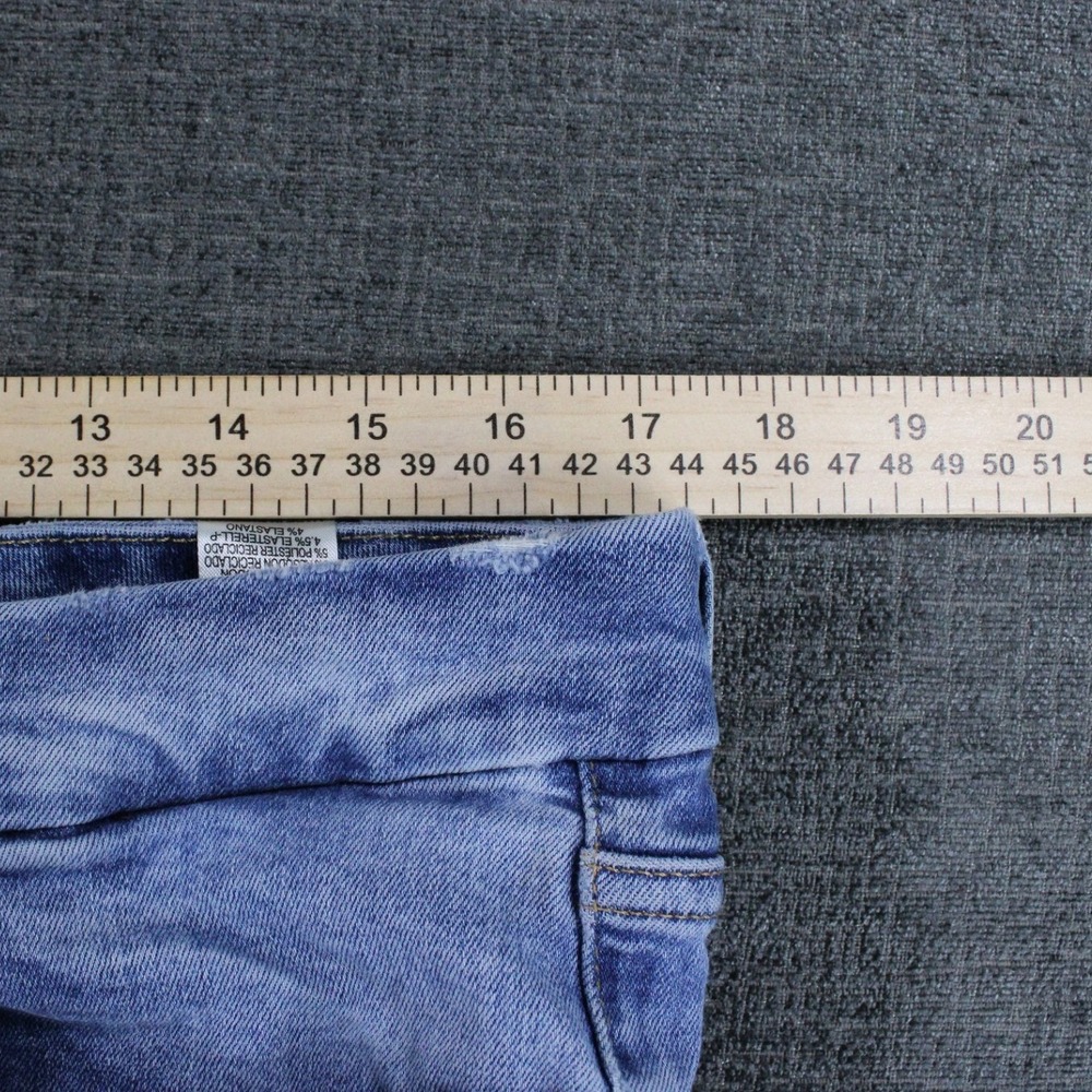 Good American Always Fits Good Straight Jeans Indigo316 Size 14-18 Raw Hem Blue - Picture 9 of 10